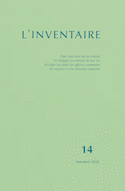 Inventaire, no 14